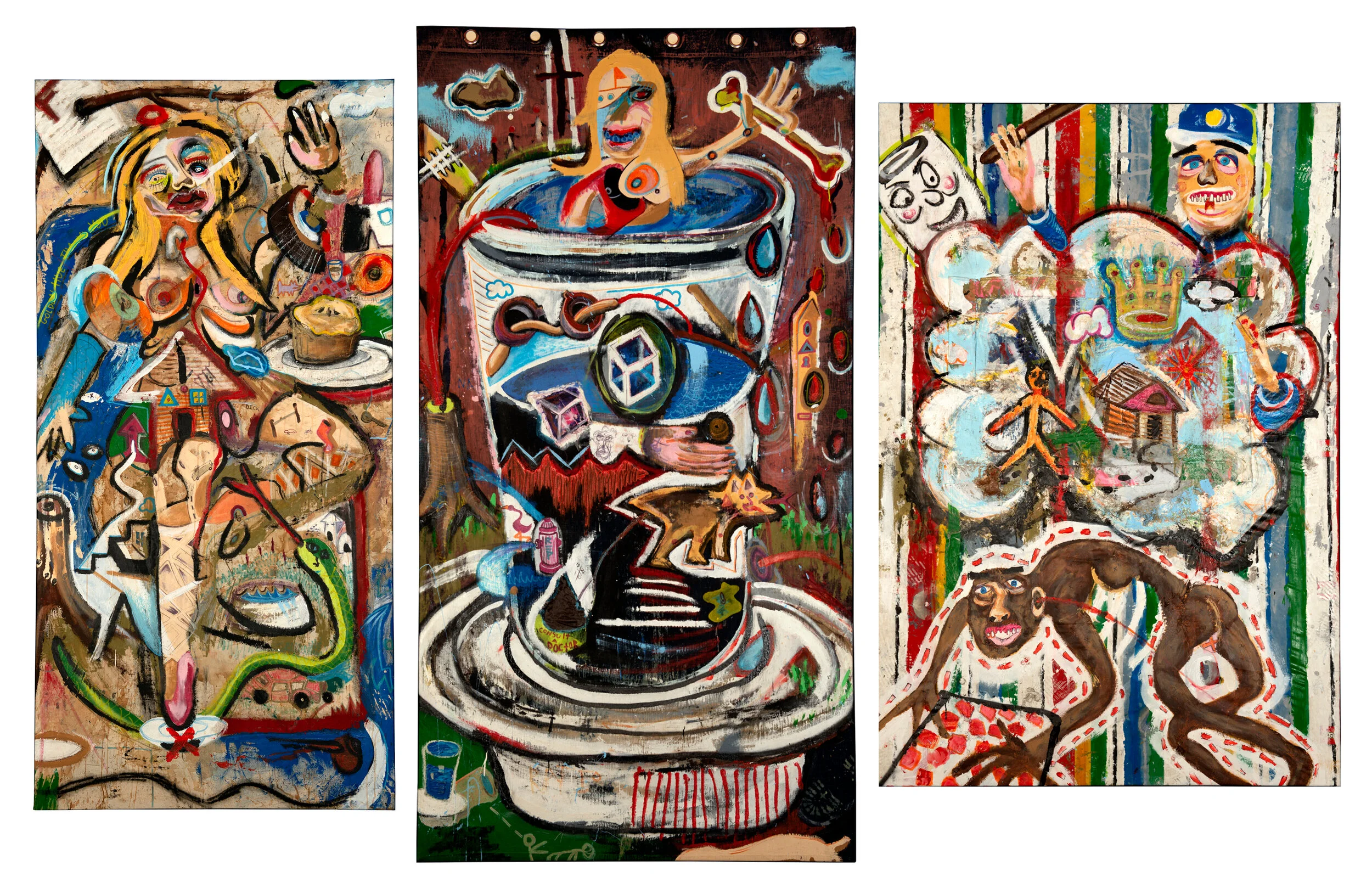 transfiguration - triptych view