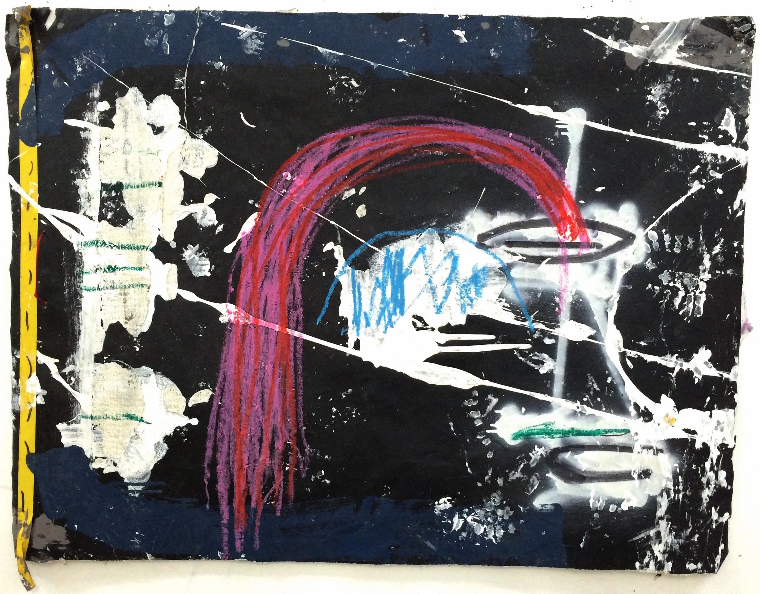 arc, 40" x 29", mixed media, 2016