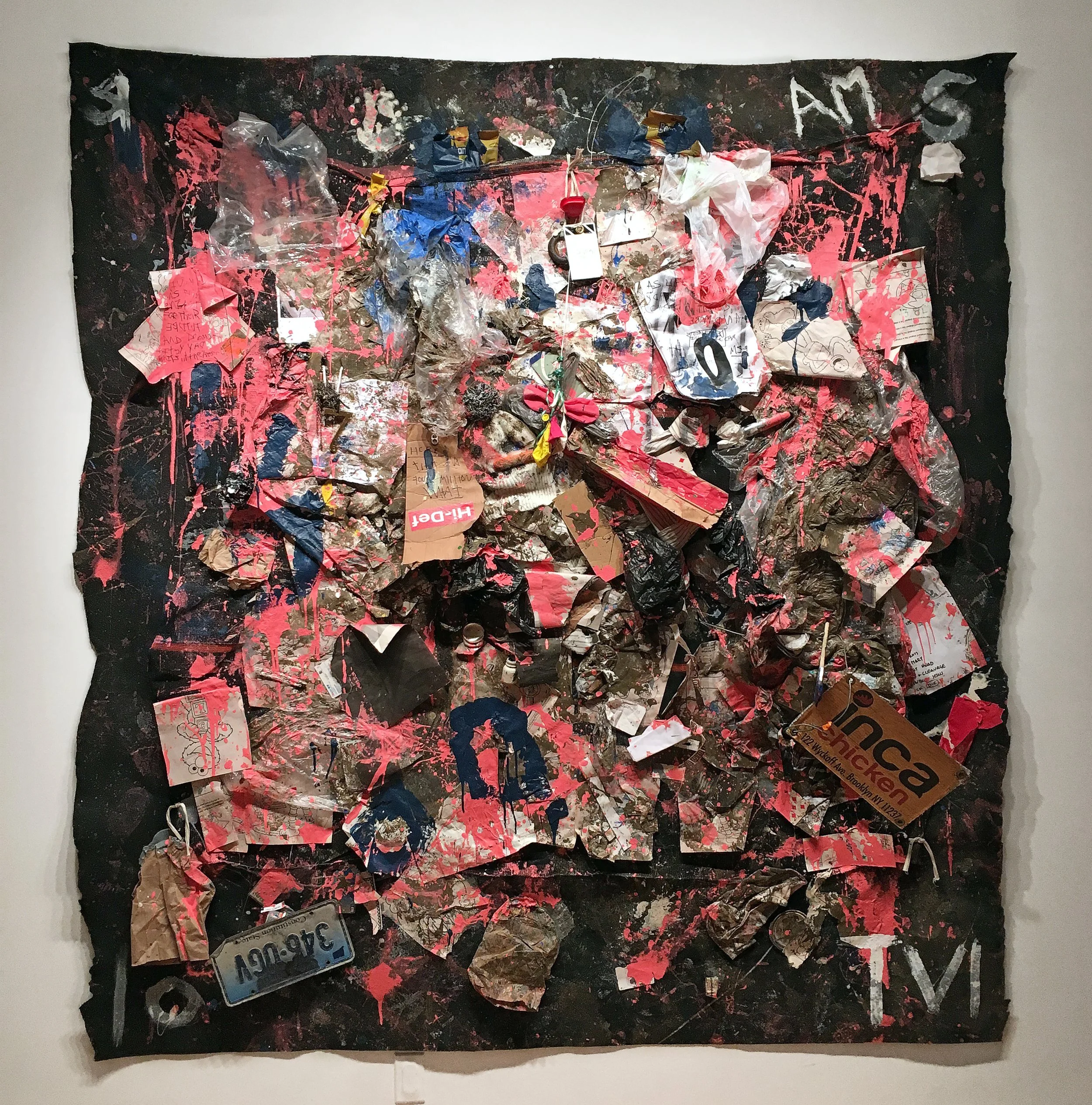detritus d, 96" x 72", 2016