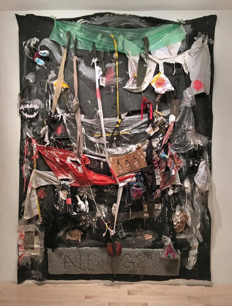 detritus b, 120" x 96", 2016
