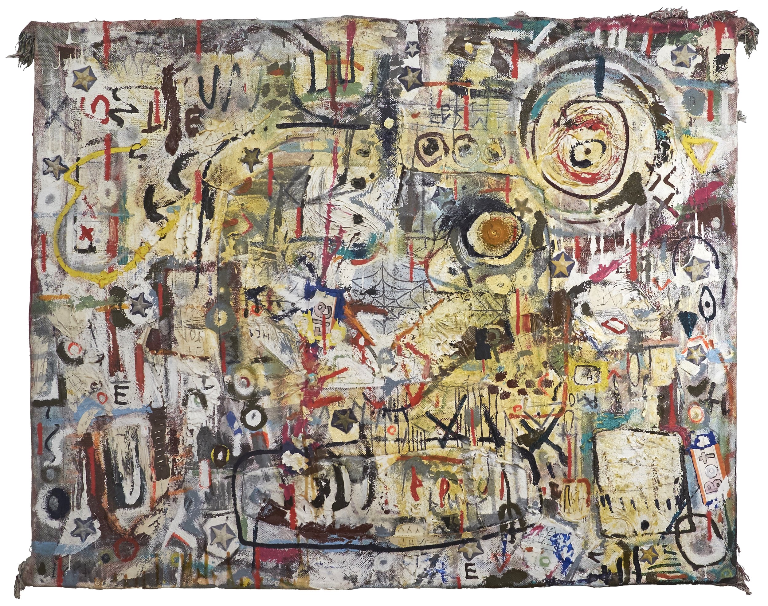 tapestry a, 38" x 50", mixed media, 2017