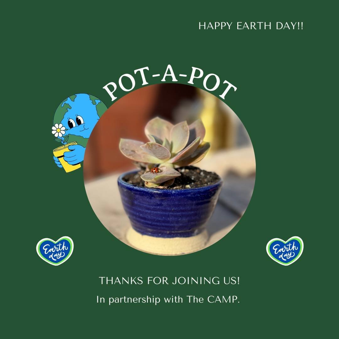 Happy Earth Day!! Thank you to everyone who joined us at our Pot-a-Pot event earlier this month - where we got to repurpose some leftover vessels into new pots for some beautiful succulents. ⁠
⁠
Let us know what you are doing today down below, we'd l