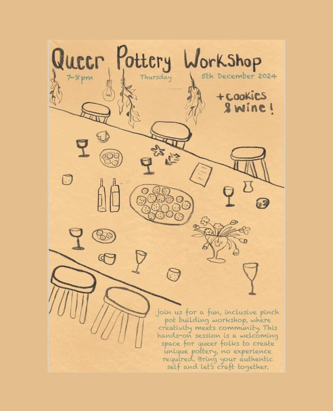 🌈✨ Join Us for a Night of Creativity &amp; Connection! ✨🌈⁠
⁠
Celebrate diversity, self-expression, and community at our Queer Mixer Pottery Workshop! Whether you're a seasoned ceramicist or trying pottery for the first time, this is your chance to 