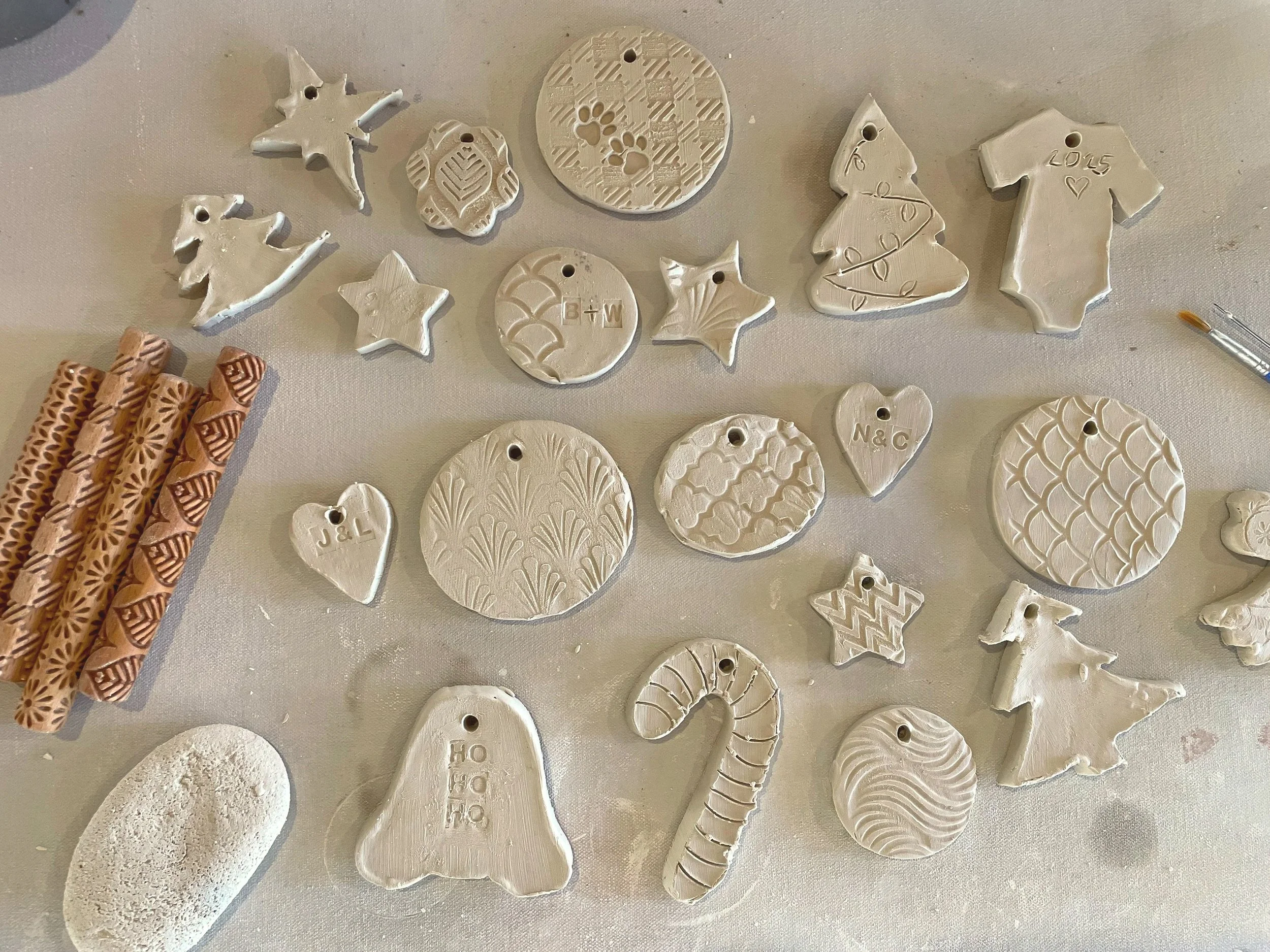 Handbuilding Ornament Workshop Santa Monica 