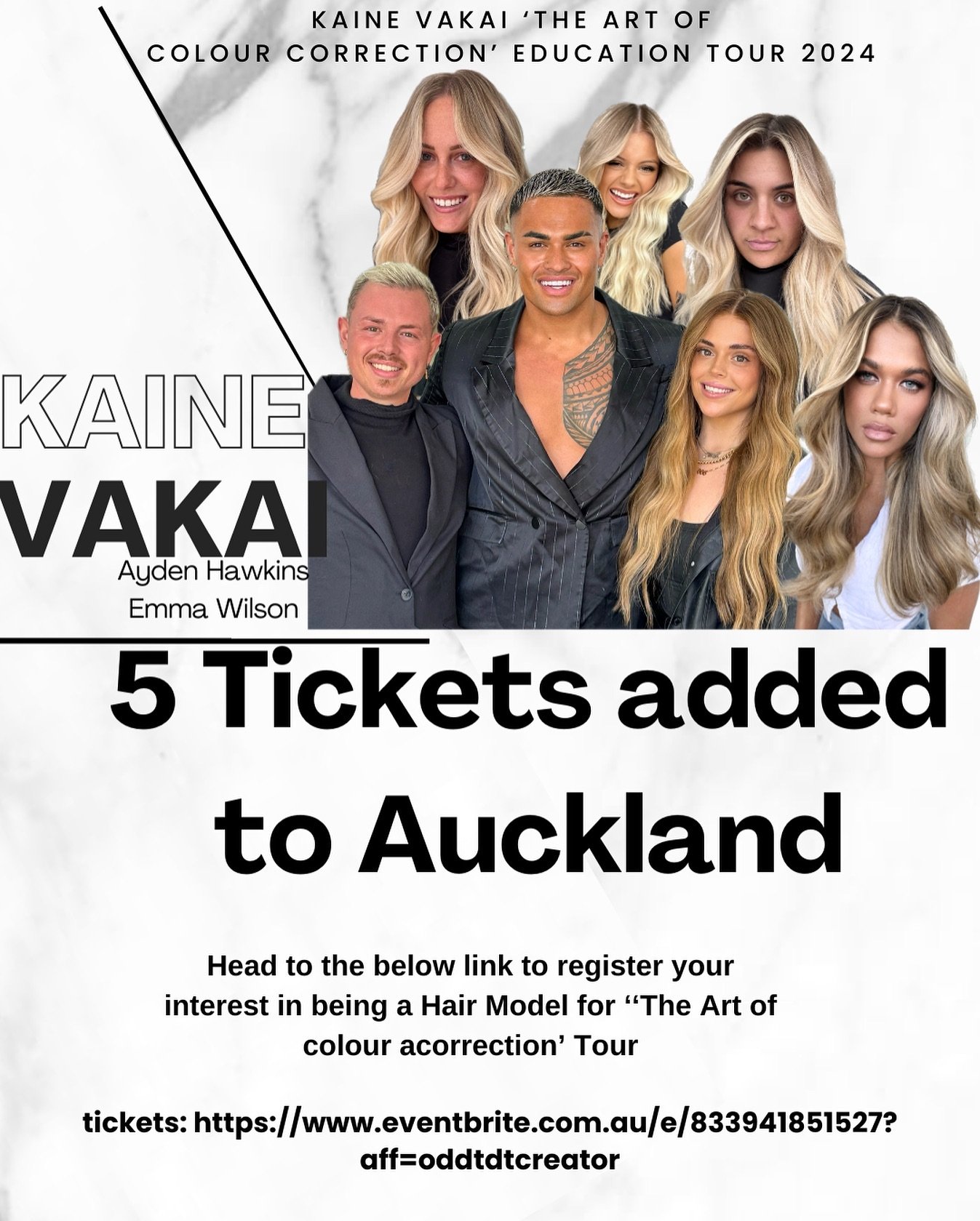 Auckland Baby!🤍
We&rsquo;ve added 5 tickets to our Auckland class this Sunday! If you missed out first time round we would love to have you
See you there!

Location: Loreal academy Auckland

#redken #loreal #education #auckland