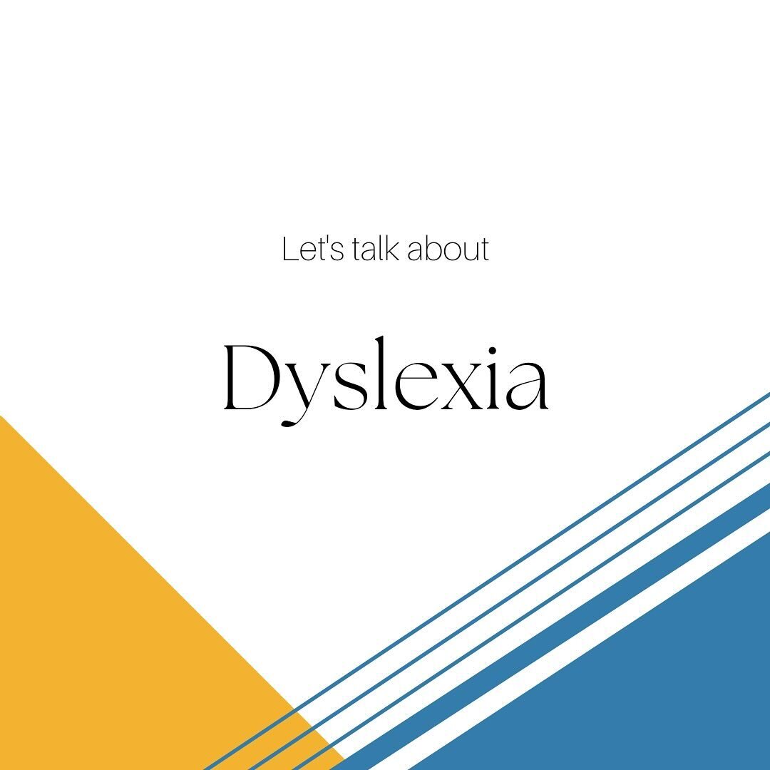 Learn more about Dyslexia ☝️