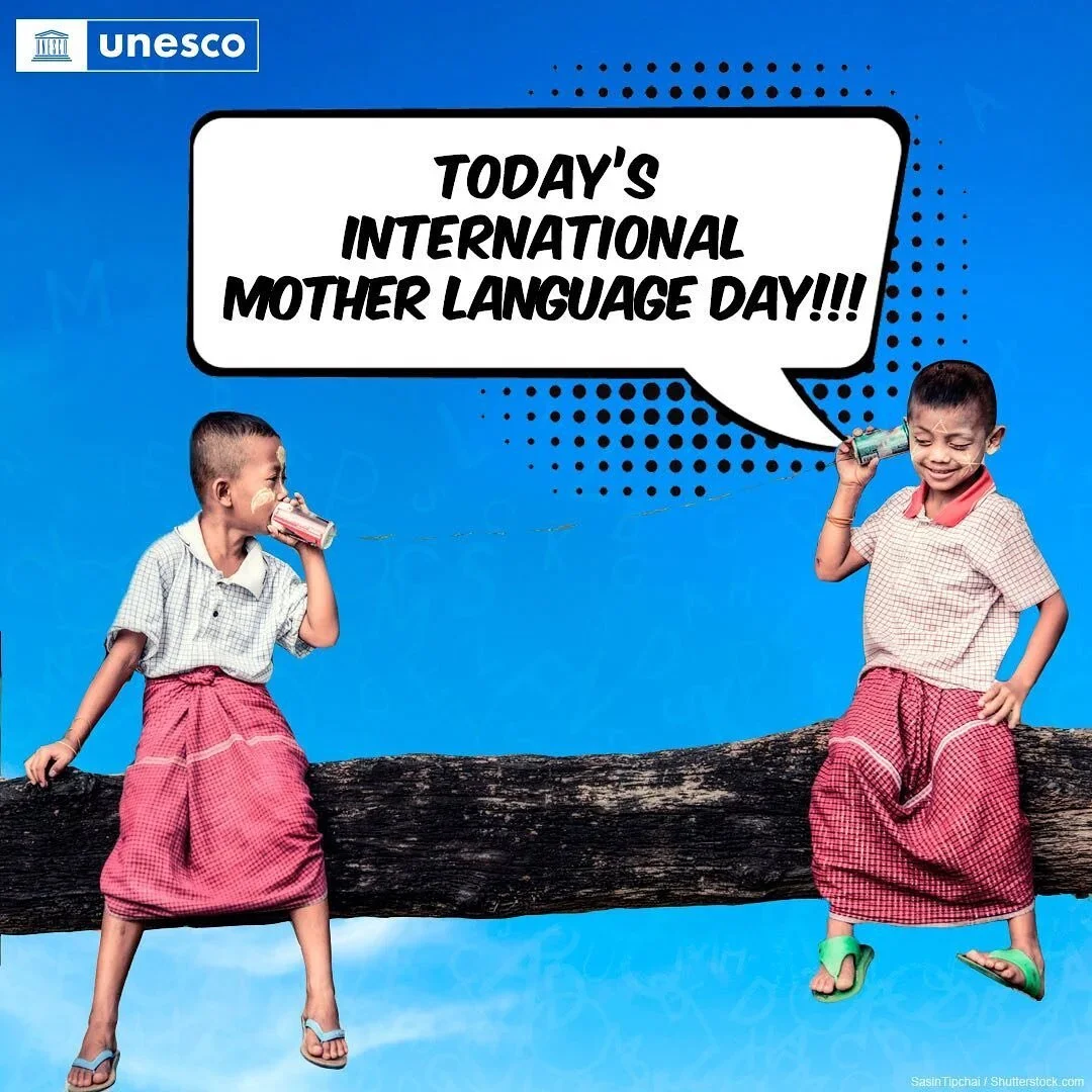 Today we celebrate International Mother Language Day!
Everyone, regardless of their first language, should be able to access resources in cyberspace and build online communities for exchange and dialogue. With every language that disappears every tw