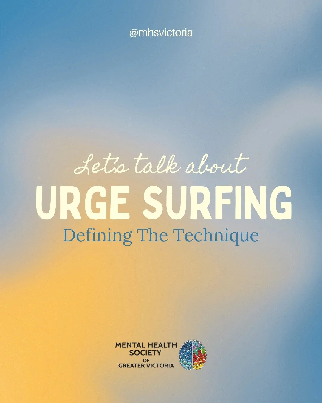 Before we can share tips for using urge surfing, it's important to define the technique.

This is part two in our ongoing series on Urge Surfing.

#urgesurfing #urges #mentalhealthsupport #mhsvictoira