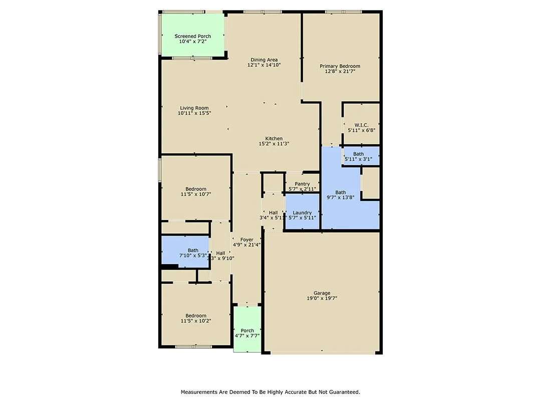 Basic floor plan always included