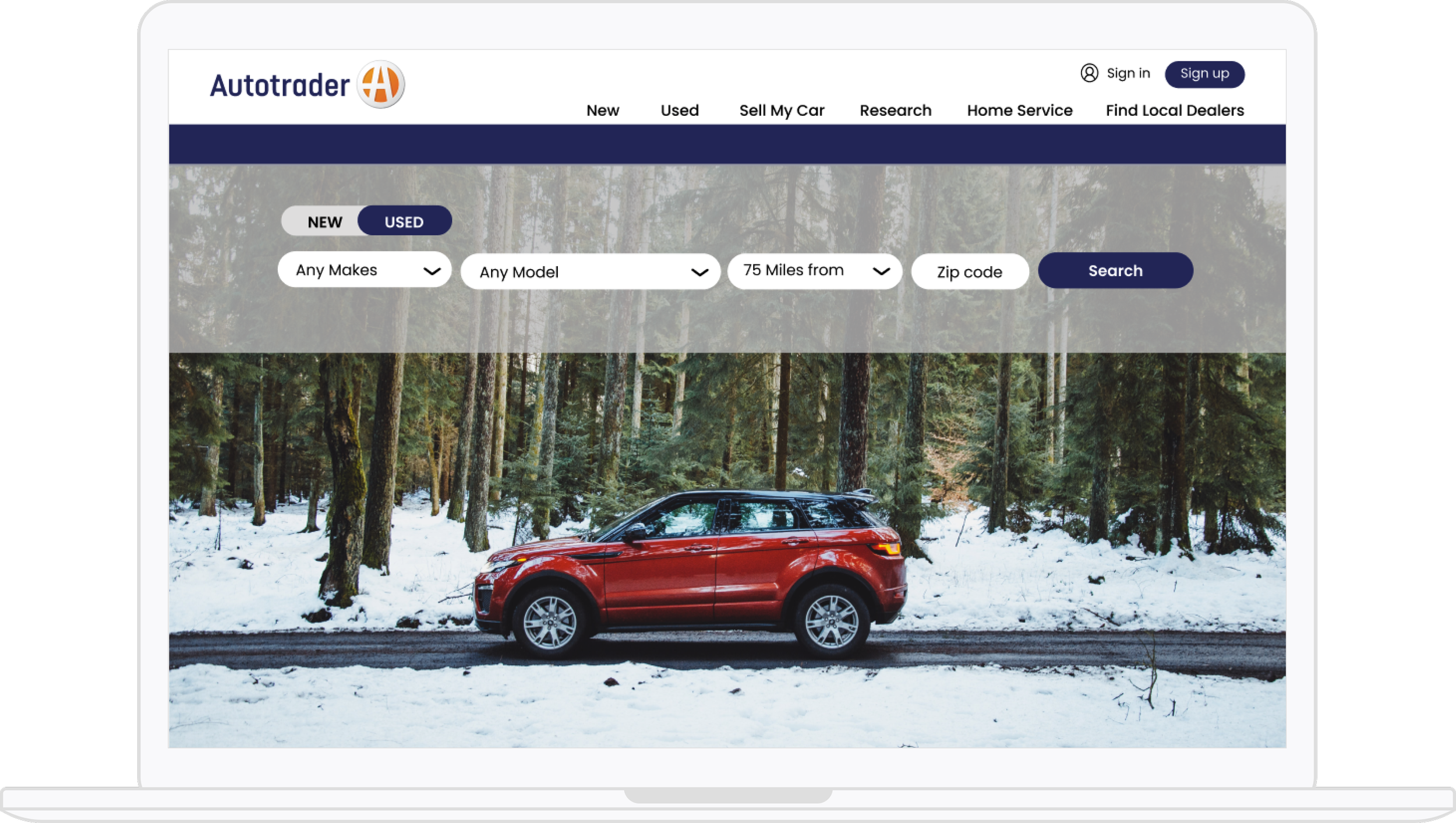 Autotrader Redesign Home