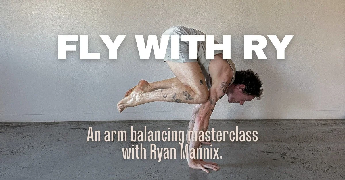 Fly with Ry - an Arm Balancing workshop with Ryan Mannix