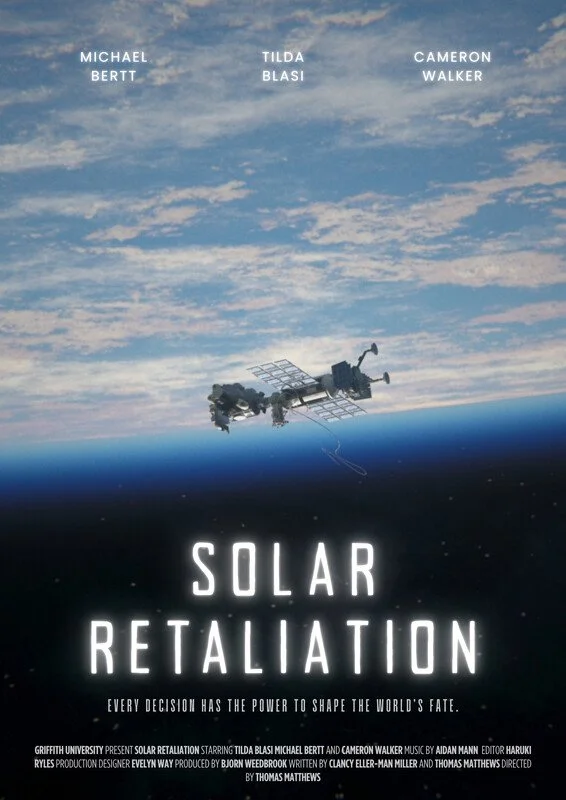 Poster for the film 'Solar Retaliation'