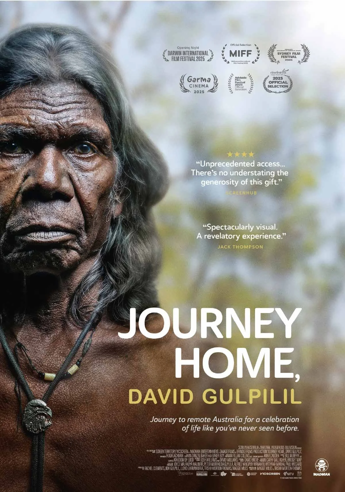 FILM: Journey Home, David Gulpilil intro by Jack Thompson