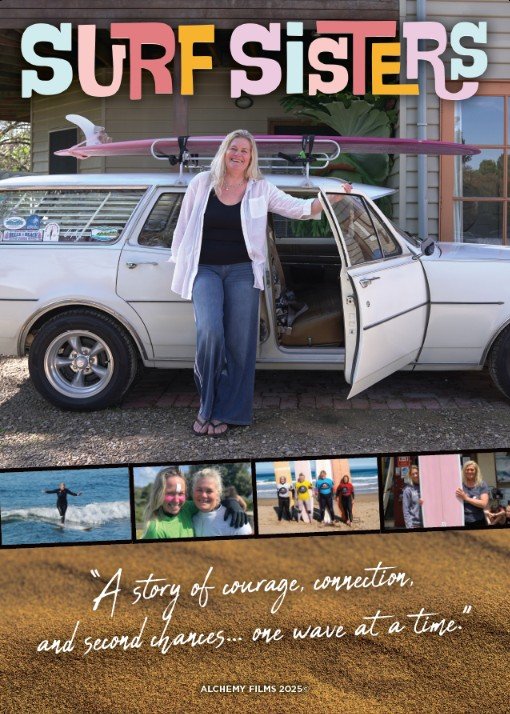 Poster for the film "Surf Sisters"