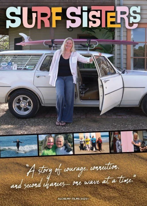 Poster for the film "Surf Sisters"