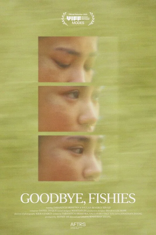 Poster for the film "Goodbye, Fishies"