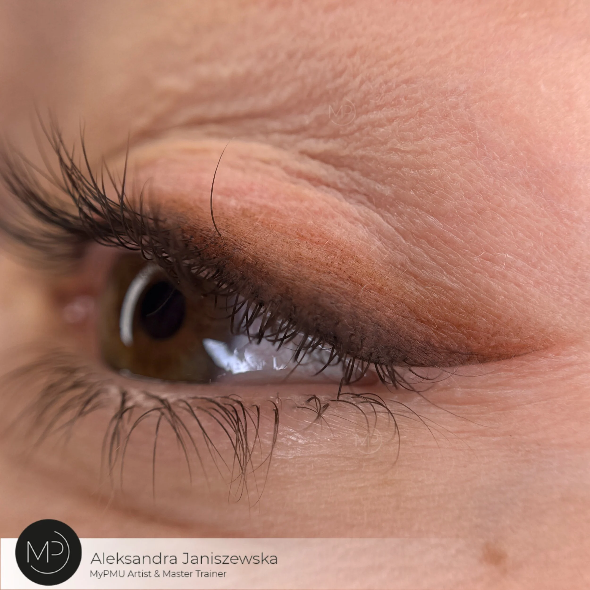 Tri-Color Liner Vorher-Nachher – MyPMU Studio Wien