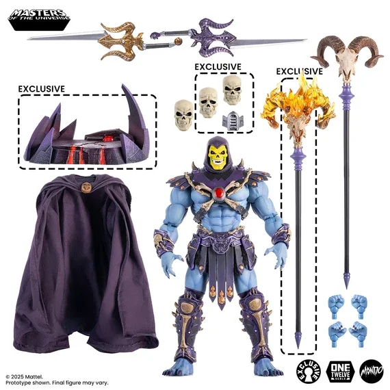 Mondo Masters of the Universe 200X Skeletor 1/12 Scale Timed Edition Figure