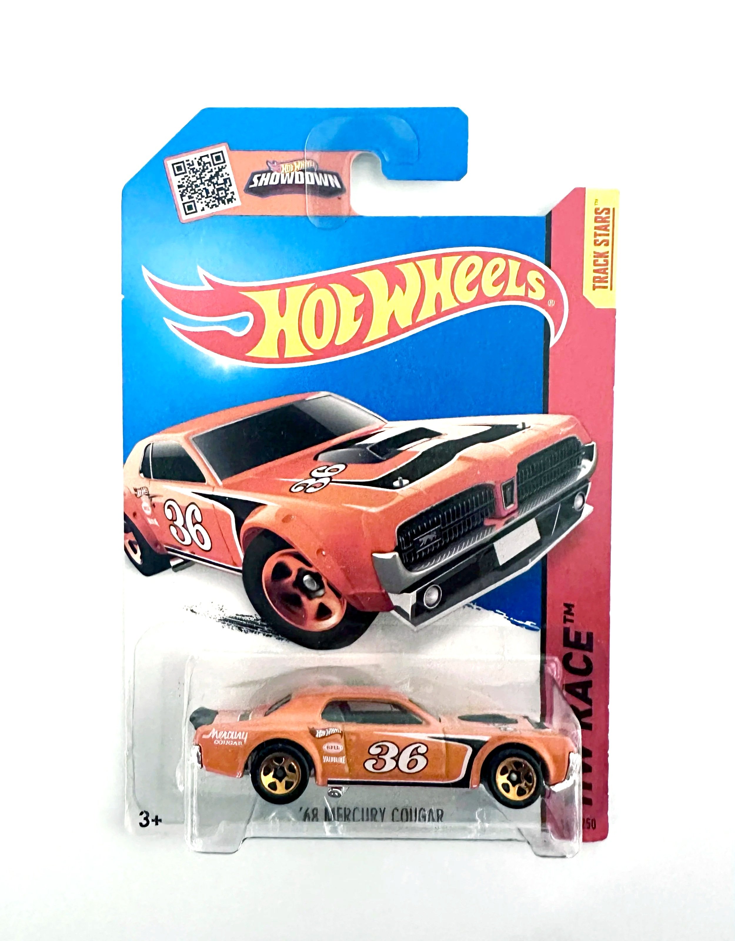Hot Wheels '68 Mercury Cougar - Retro Racing Diecast HW Race