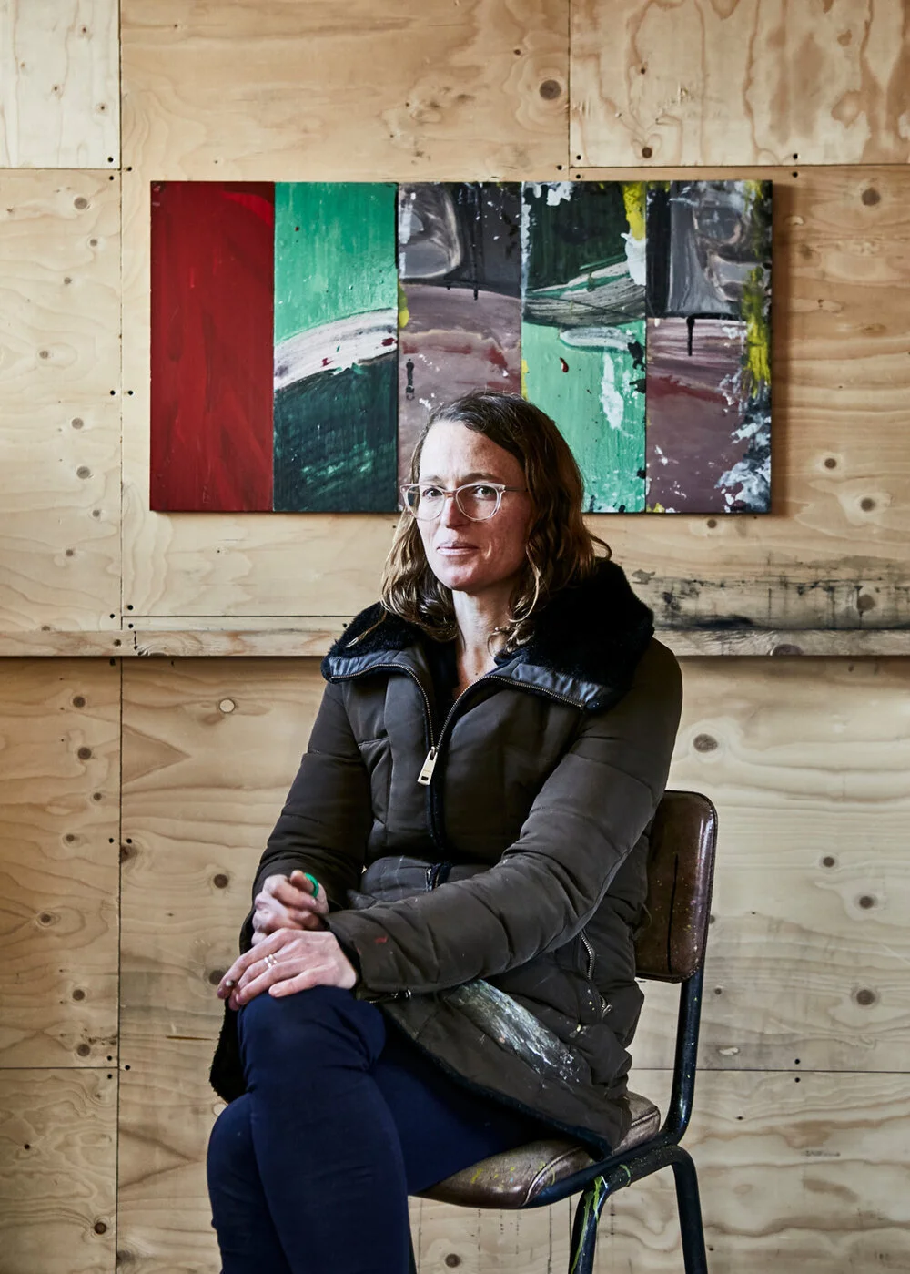 Eco-Pod Artist In Residency Louise Loudoun Shows Paintings In Blasé House Exhibition