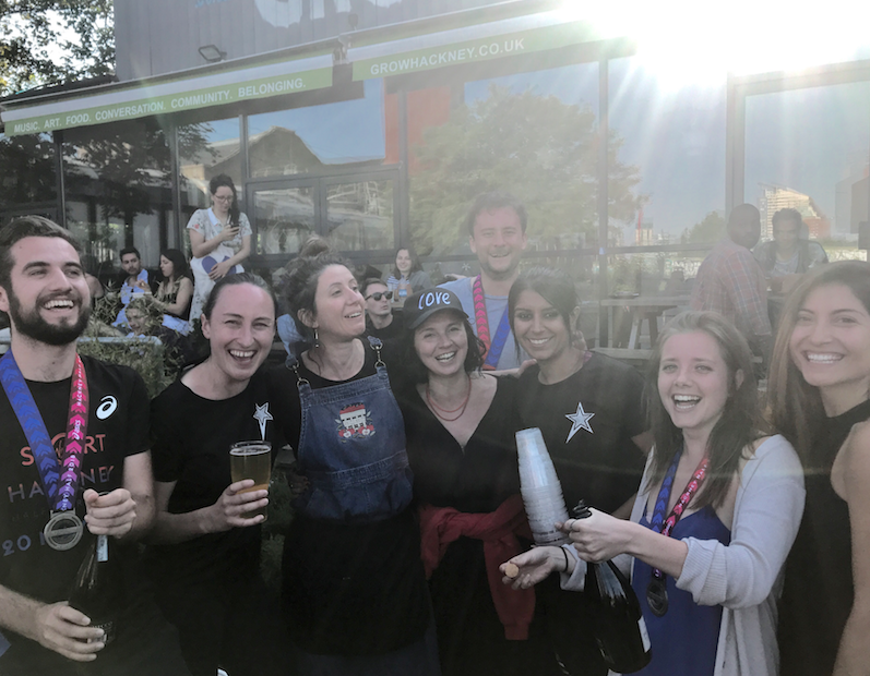 TEAM GROW raises over £2,000 for Mental Health Charity 'Core Arts' on Hackney Half Marathon day