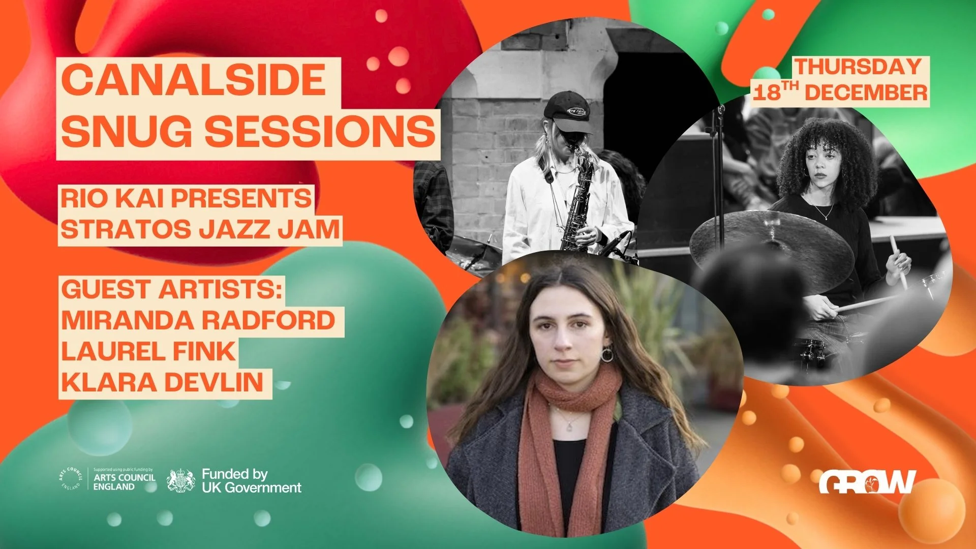 FESTIVE JAZZ JAM // STRATOS WITH SPECIAL GUESTS: MIRANDA REDFORD // LAUREL FINK // KLARA DEVLIN