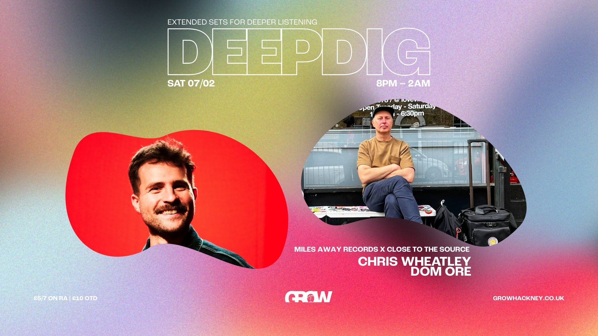 DEEPDIG: CHRIS WHEATLEY [CLOSE TO THE SOURCE] //  DOM ORE [MILES AWAY RECORDS] (HOUSE, DISCO, SOUL, FUNK, BOOGIE, JAZZ)