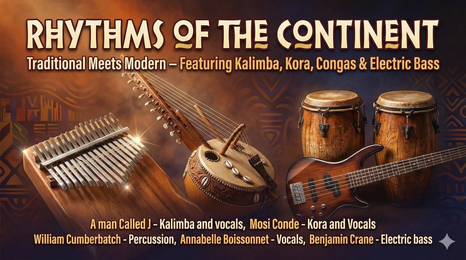 CANALSIDE SESSIONS // RHYTHMS OF THE CONTINENT // LIVE MUSIC // FREE