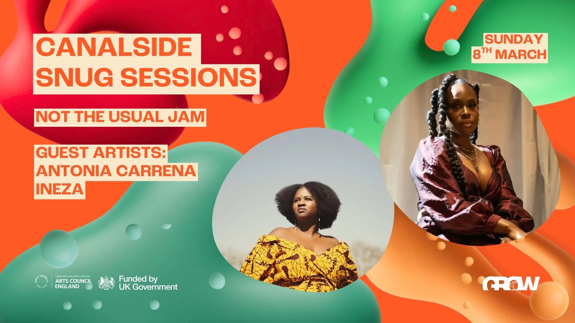 CANALSIDE SNUG SESSIONS SPECIAL: NOT THE USUAL JAM SESSION // SPECIAL GUESTS // OPEN JAM // FREE 