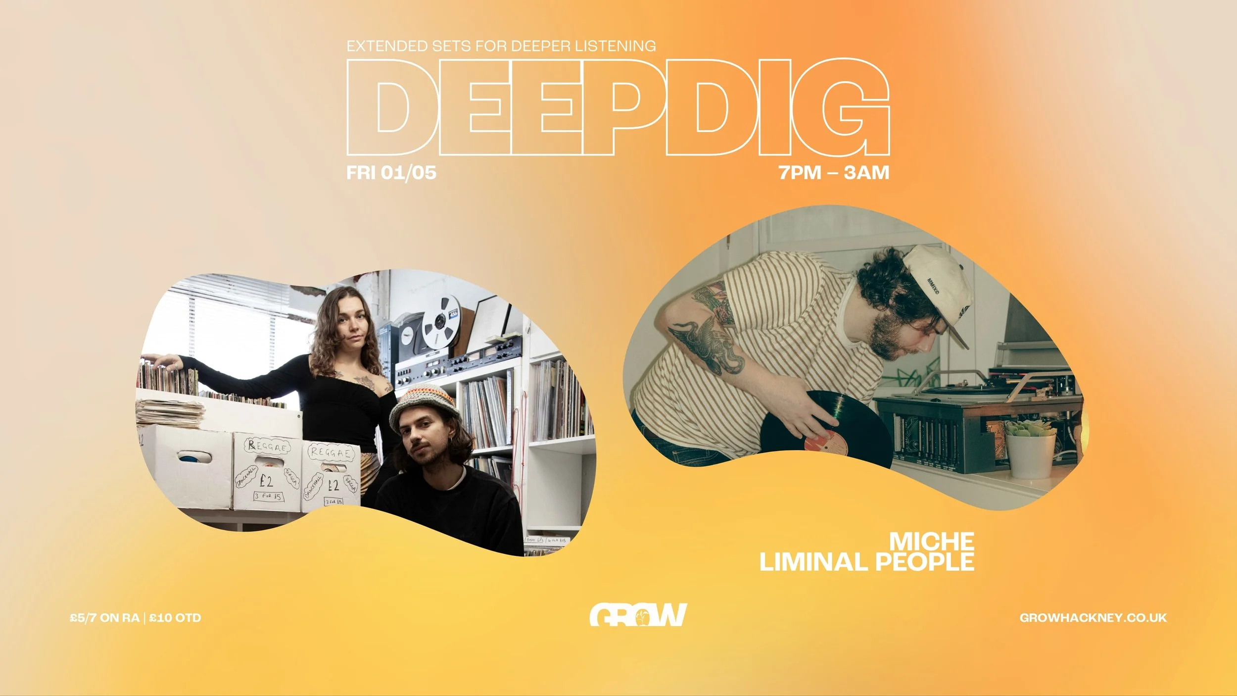 DEEPDIG: MICHE // LIMINAL PEOPLE (FUNK, SOUL, DEEP HOUSE, DISCO, GLOBAL GROOVES)