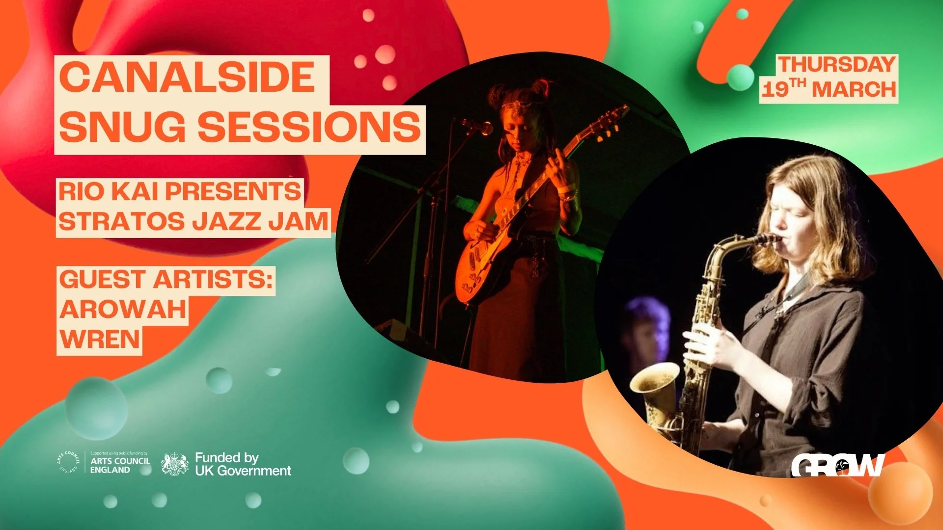 JAZZ JAM WITH STRATOS // EVERY THURSDAY // SPECIAL GUESTS: AROWAH + WREN