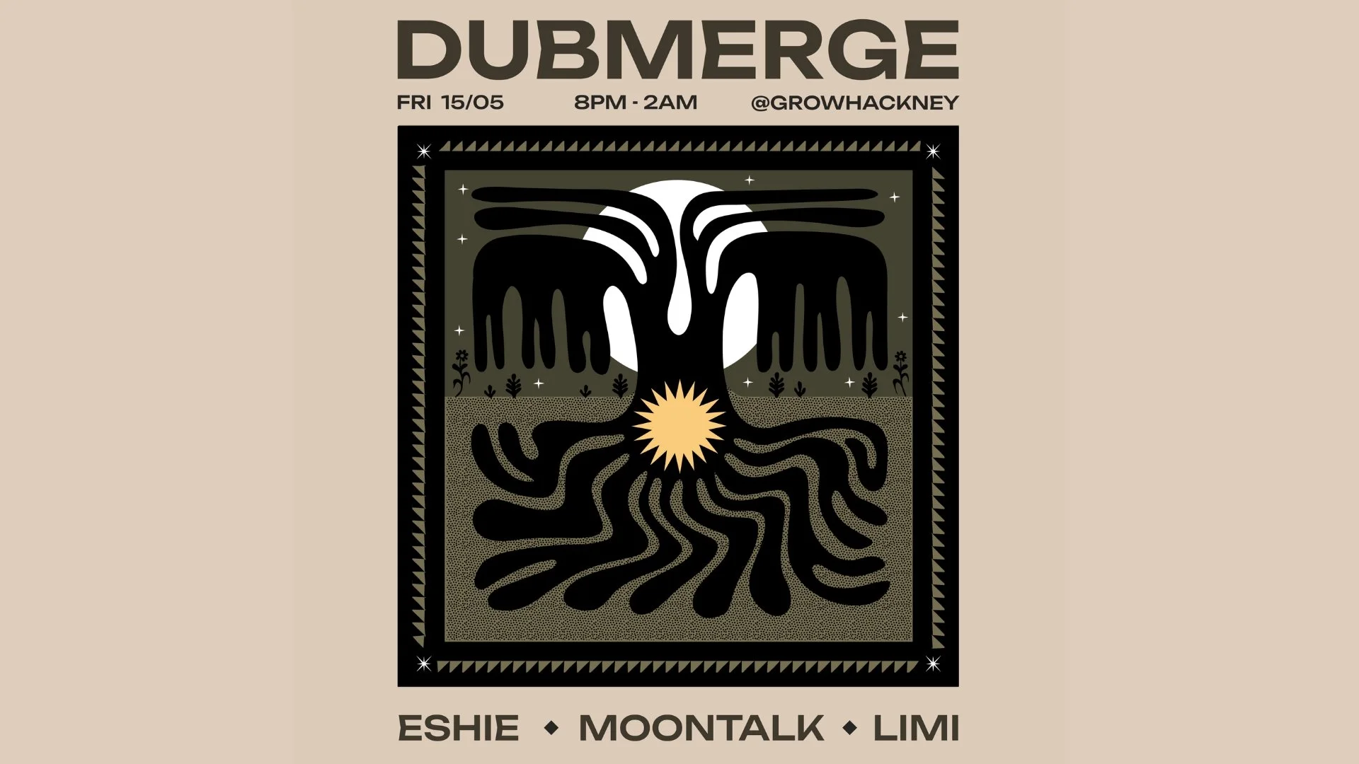 DUBMERGE: ESHIE // MOONTALK // LIMI&nbsp;(DUB, JAZZ, DEEP HOUSE, BROKEN BEAT, LEFTFIELD ELECTRONICS, 140)&nbsp;