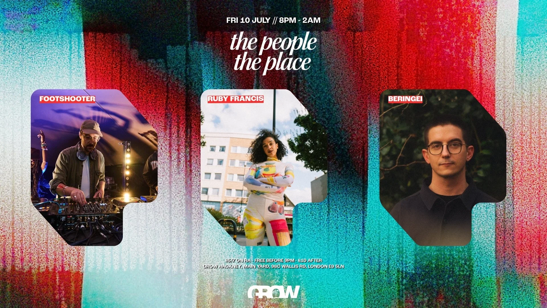 THE PEOPLE, THE PLACE: BERINGEI // FOOTSHOOTER // RUBY FRANCIS (BROKEN BEAT, JAZZ, NEO-SOUL, HOUSE, DISCO)