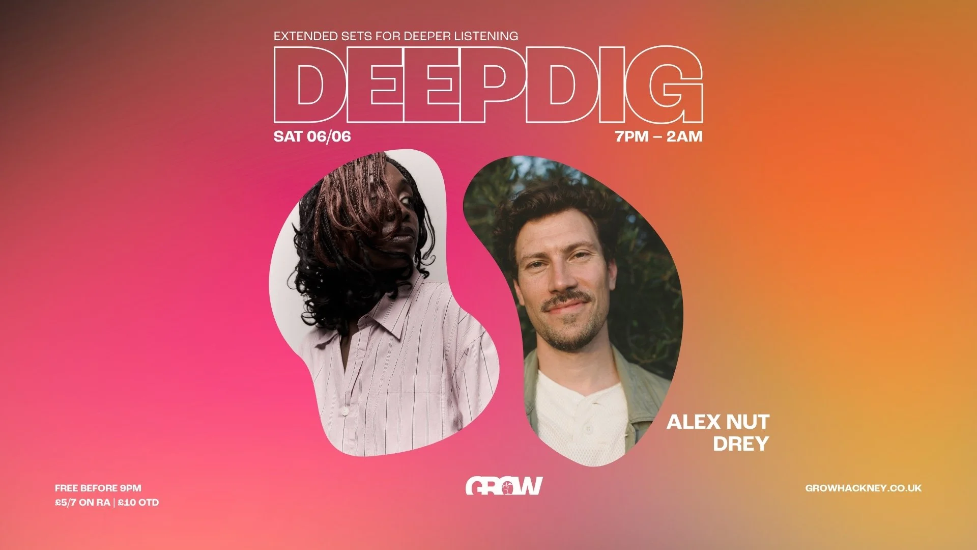 Deepdig: Alex Nut (4 Hour Set) // Drey (house, Broken Beat, Soul / Jazz, Global Grooves)