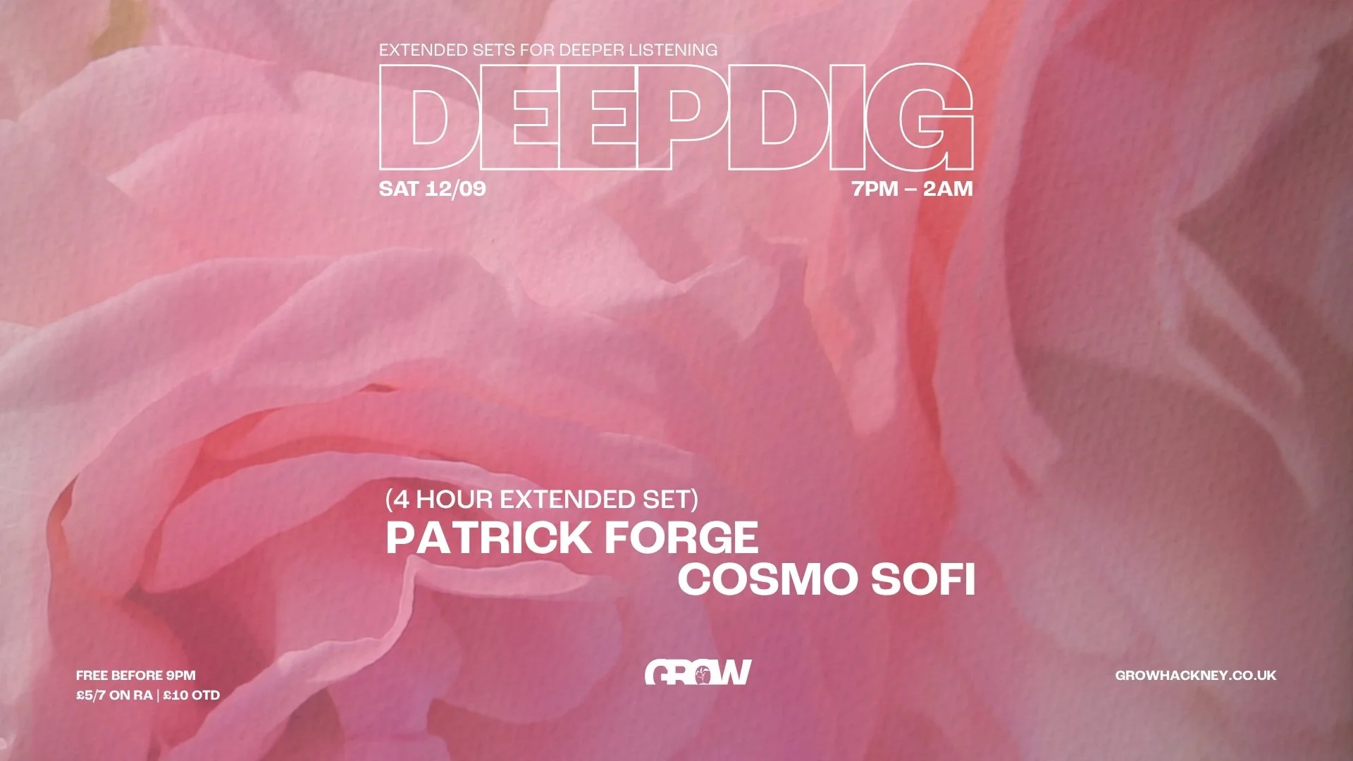 Deepdig: Patrick Forge // Cosmo Sofi (latin,global Grooves, Disco, Broken Beat, Jazz)