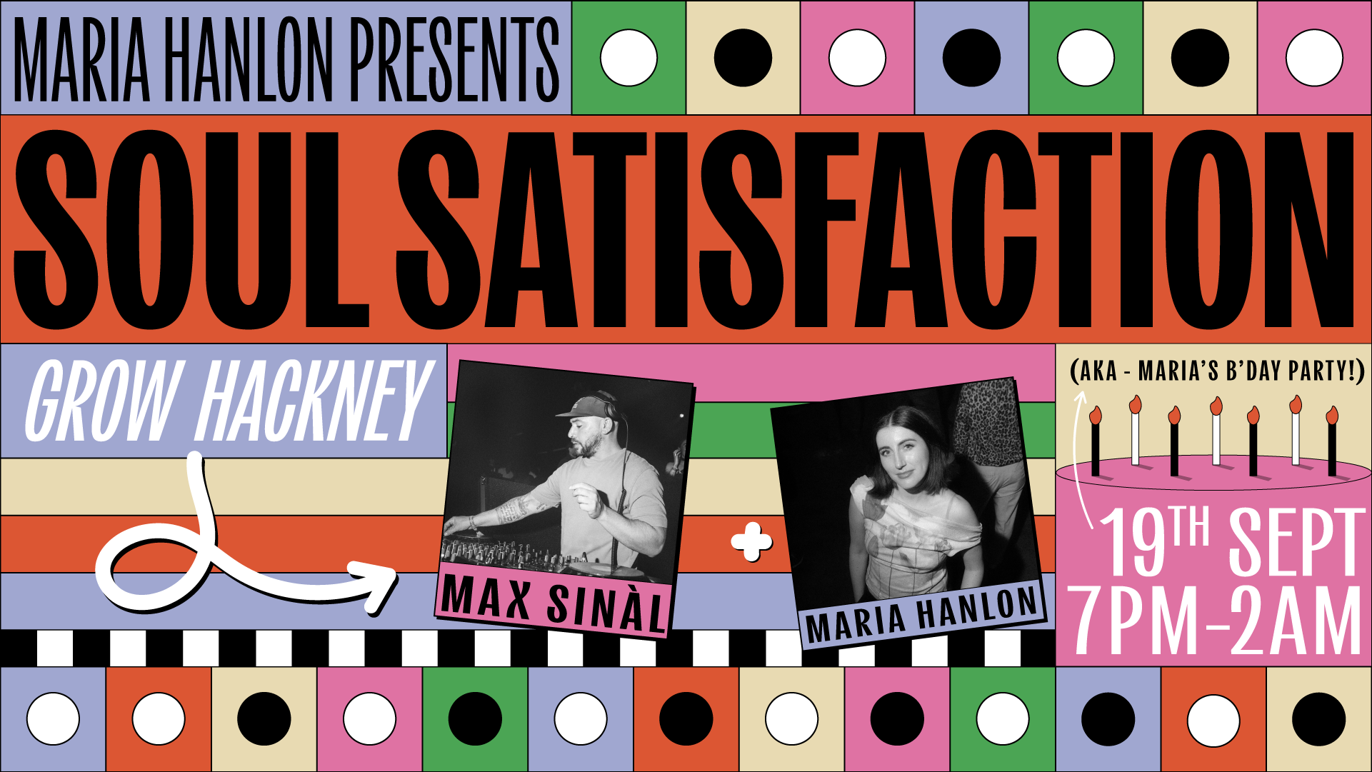 SOUL SATISFACTION: MAX SINÀL, MARIA HANLON (SOULFUL HOUSE, DEEP HOUSE, BROKEN BEAT)
