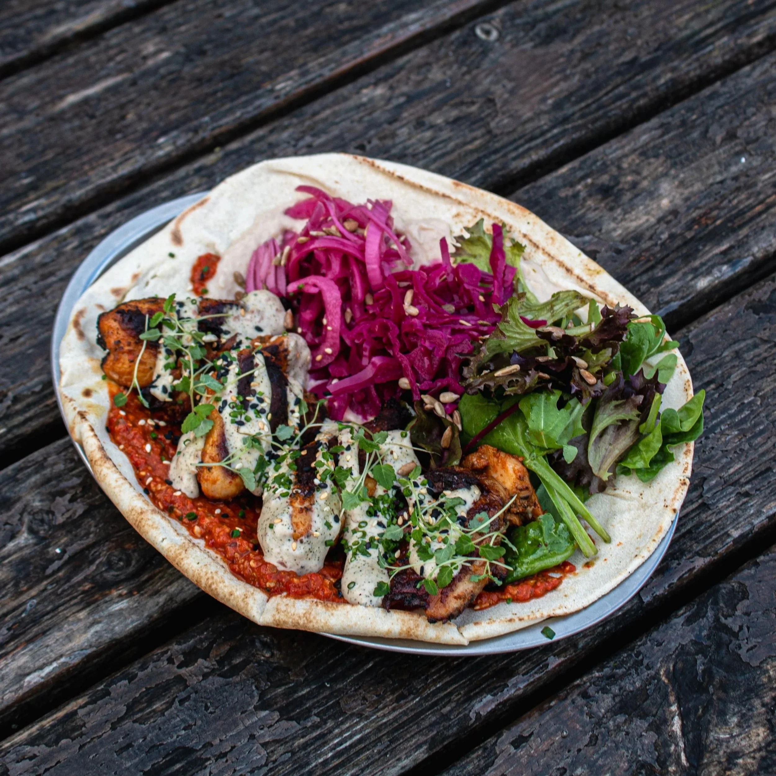 Canalside food and drinks at Grow Hackney in Hackney Wick
