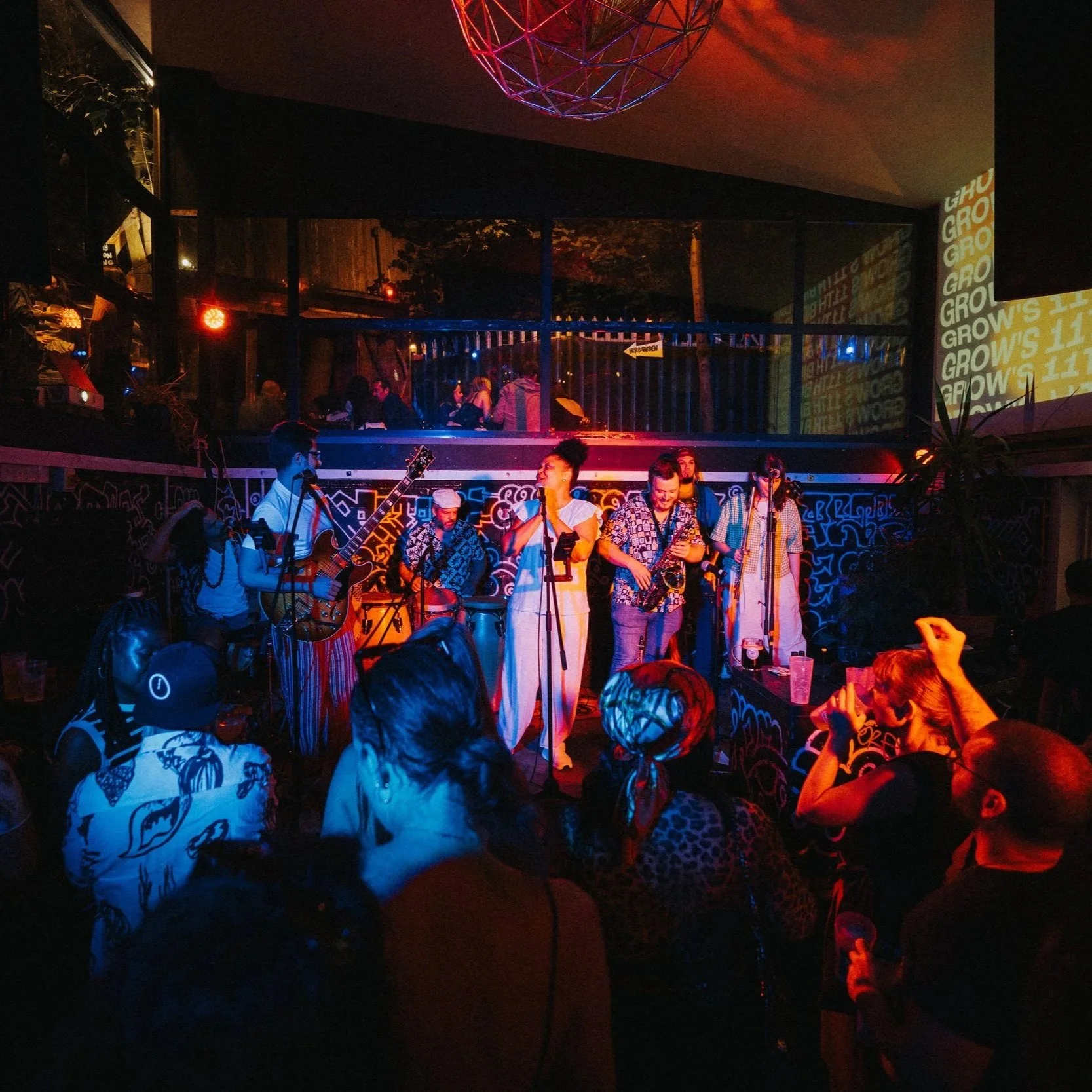 Live music event at Grow Hackney