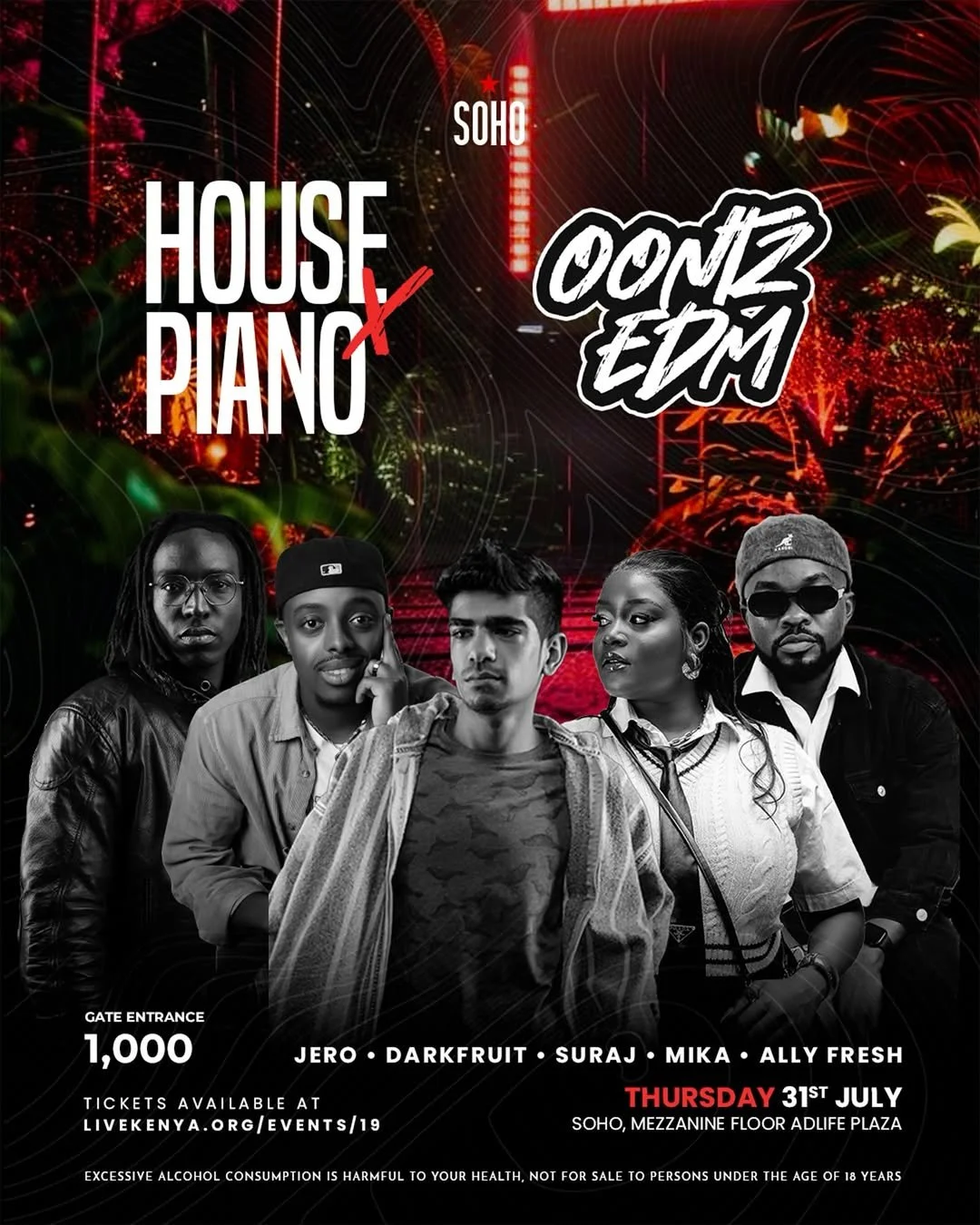 House Piano x OonTZ EDM @ SOHO