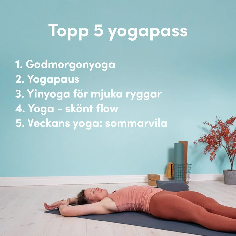 De 5 mest populära yogaklasserna 2021