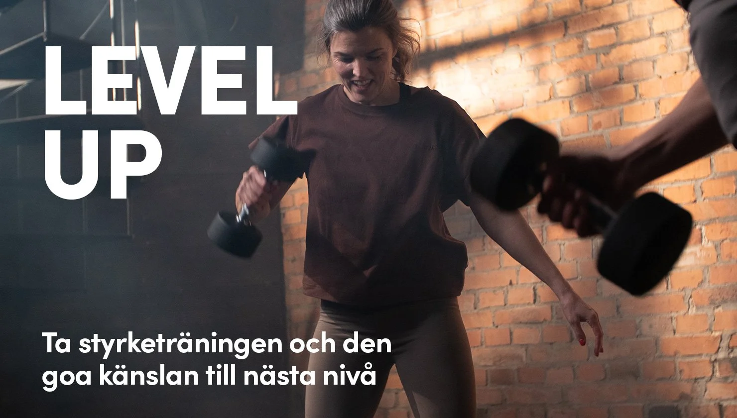 Level Up - träningsprogram med hantlar och kettlebells