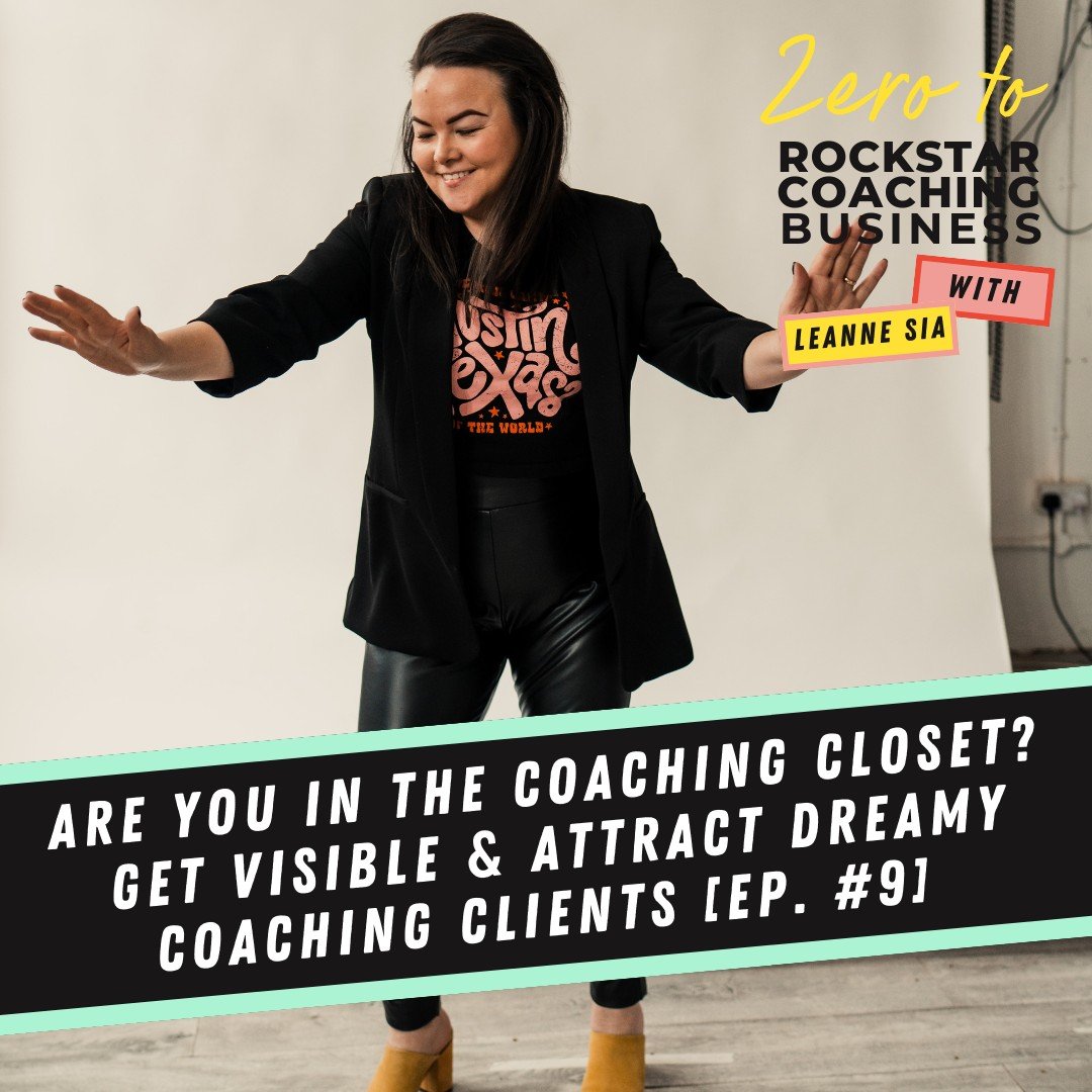 Are You in the Coaching Closet? Get Visible &amp; Attract Dreamy Coaching Clients [ep. #9]] 🎙️

Are you a coach stuck in the coaching closet, struggling to attract coaching clients? In today's episode, I'm diving deep into what's holding you back fr