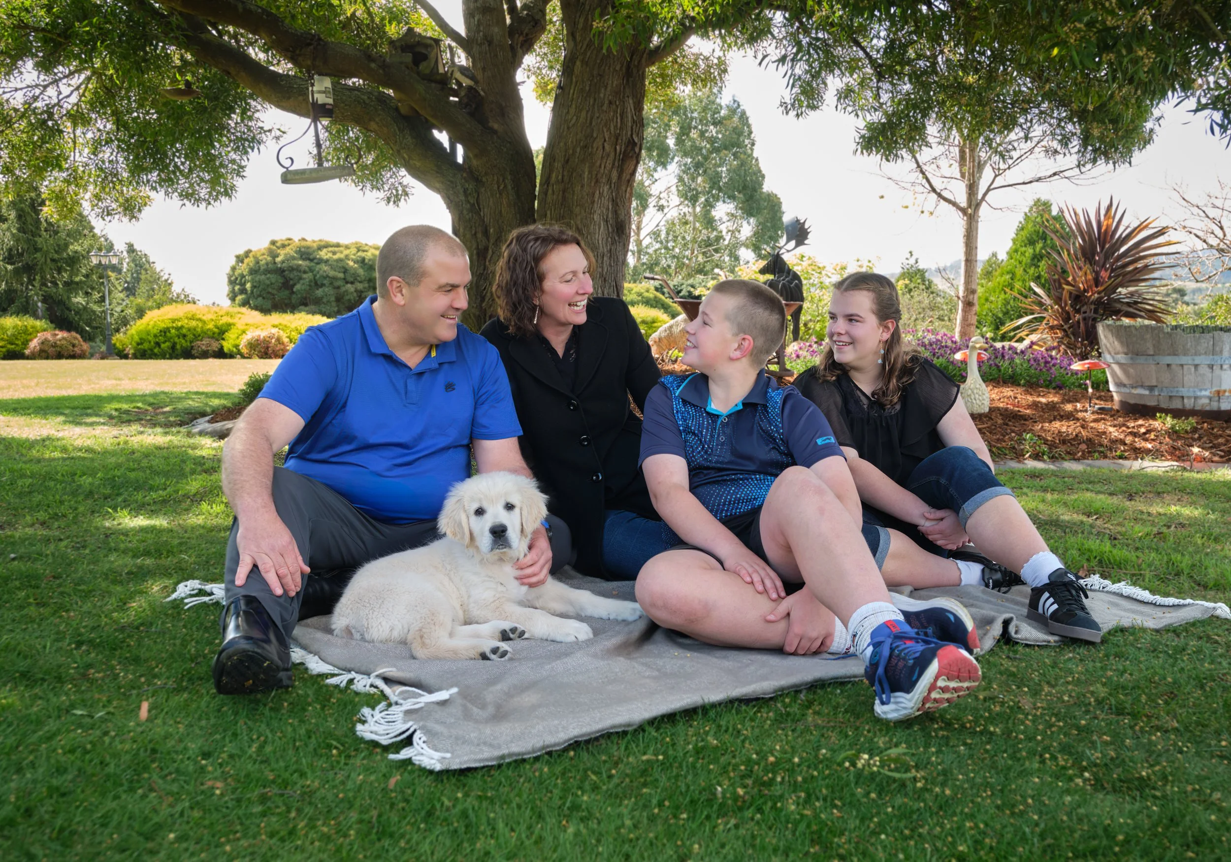 Woods Family — Family Portrait Session at Relbia