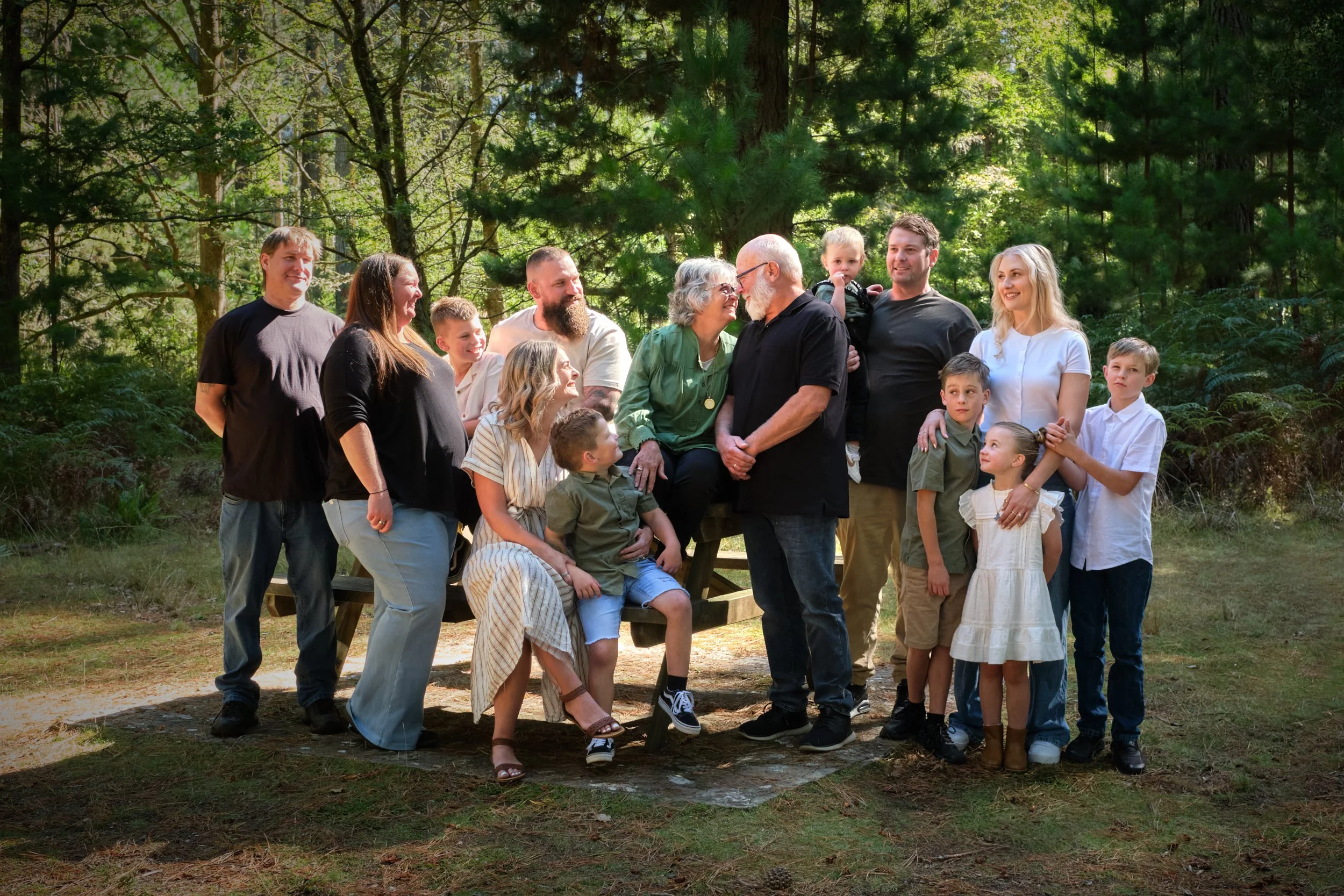 The Franks Family - Extended Family Session at Hollybank