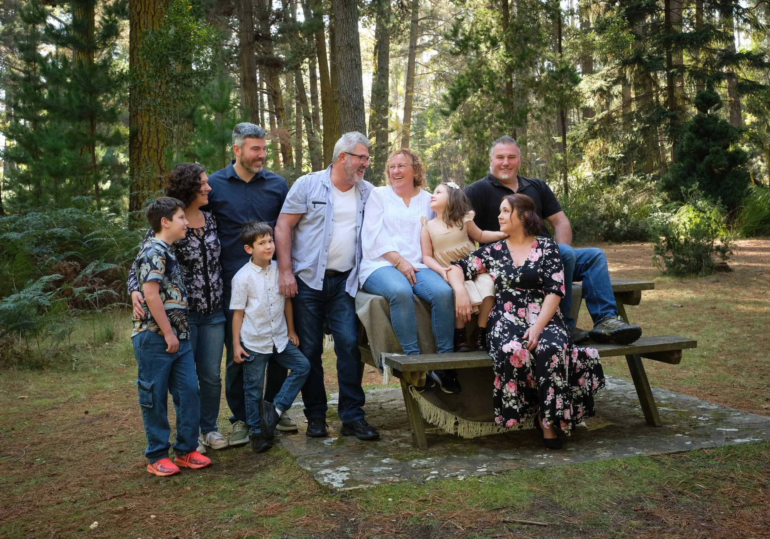 The Woods Family — Extended Family Session at Hollybank