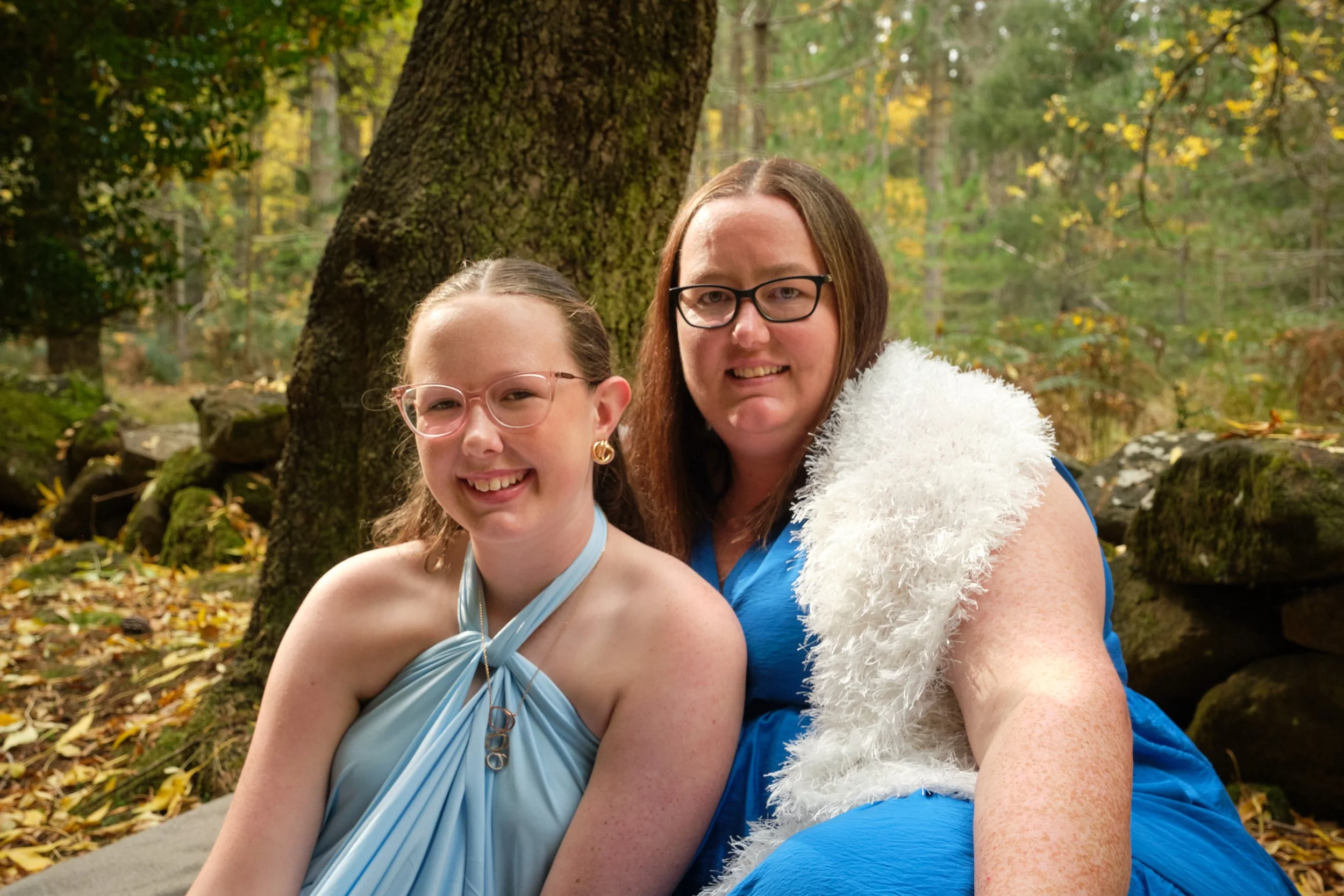 north-hollybank-launceston-family-photography-mother-daughter-smiling-in-forest-2.jpeg