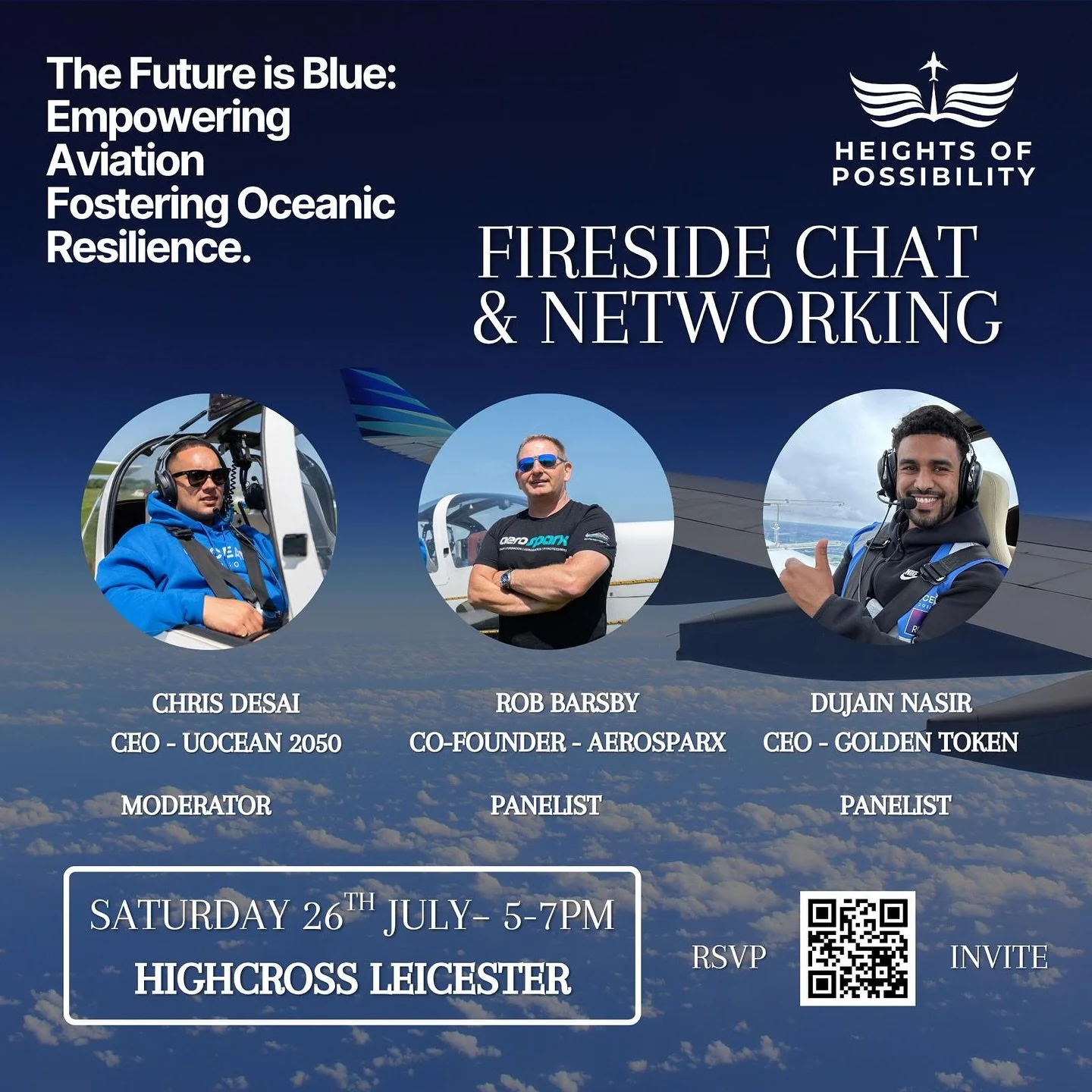 Join me on my panel on 💙 Day 3 of @vayyufoundation - EXPO &ndash; Saturday 26th July 2025 - (5pm-7pm) in the @highcross Leicester, Lower Mall, (Next to @jdsports ) Theme: Heights of Possibility MAIN EVENT - &ldquo;Wings of Change, Waves of Purpose &