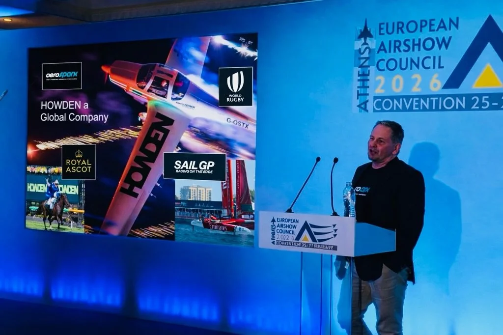 Great to share the stage at the @european_airshow_council #EAC26 &ndash; New Horizons.

A big thank you to the organisers for bringing together such an inspiring group of people shaping the future of airshows and live events.

It was a pleasure speak