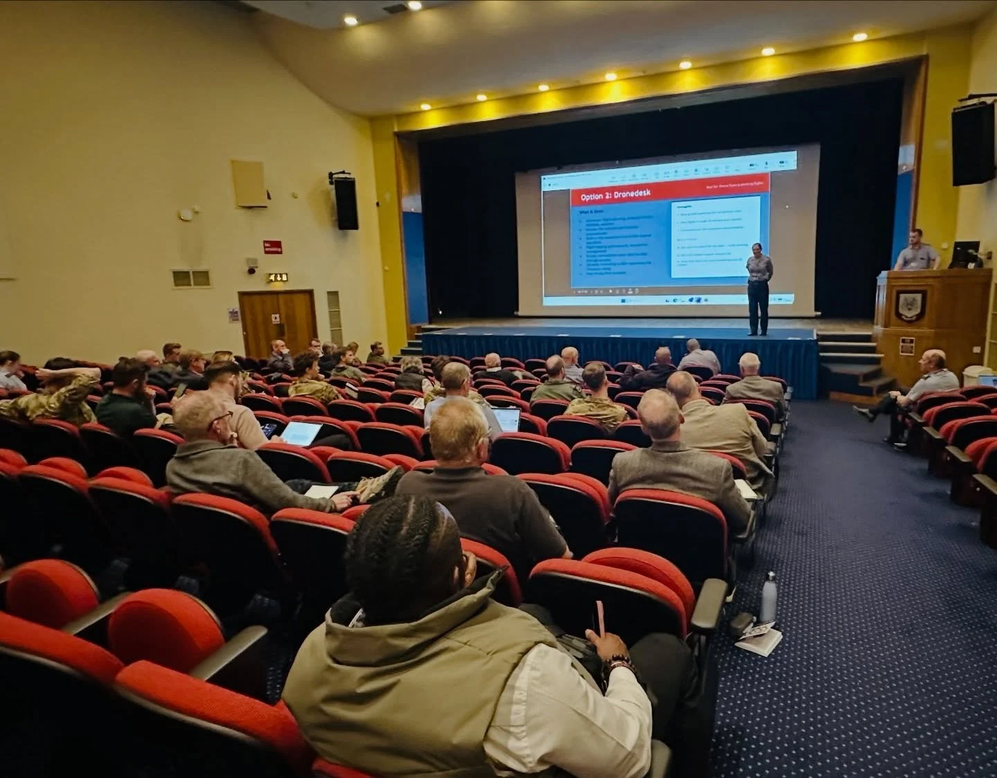 Lovely to be invited to @rafcranwell to contribute and present, sharing our experience in drone interaction and stakeholder engagement. @supercubpilot 

Great to be part of the conversation shaping how we integrate new technologies safely and effecti