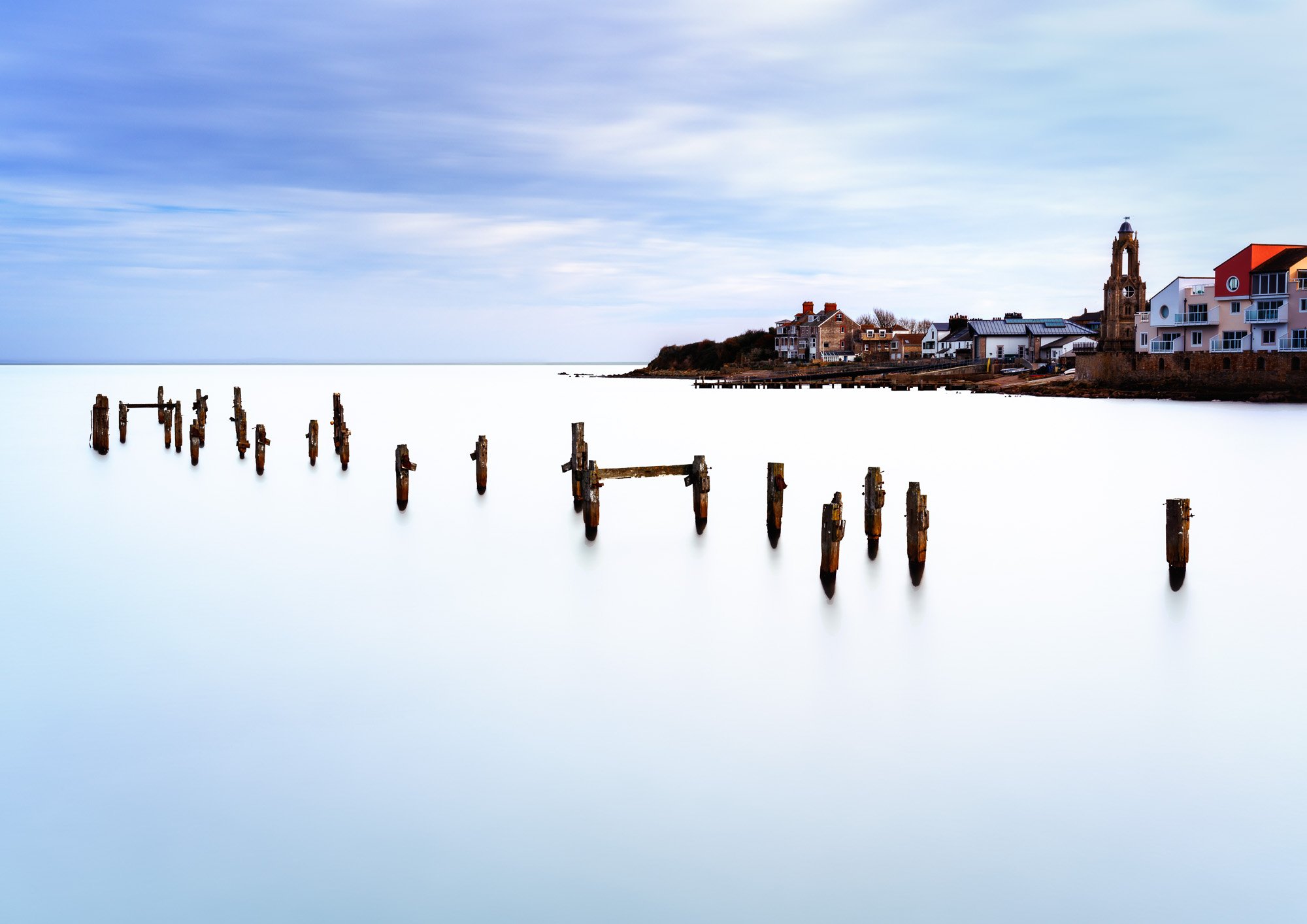 The old pier at Swanage